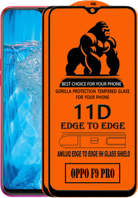 ANILUQ Edge To Edge Screen Guard for OPPO F9 Pro(Pack of 2)