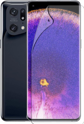 lazzymoby Edge To Edge Screen Guard for Oppo Find X5 Pro, Full Transparent, Glossy Finish(Pack of 1)