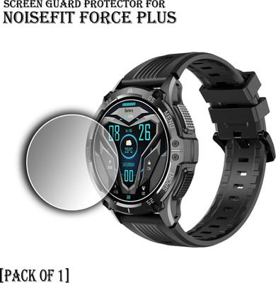 EJZATI Edge To Edge Screen Guard for NOISE NOISEFIT FORCE PLUS SMARTWATCH(Pack of 1)