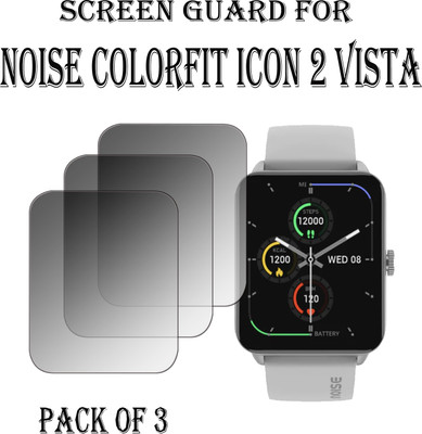 EJZATI Edge To Edge Screen Guard for NOISE COLORFIT ICON 2 VISTA SMARTWATCH(Pack of 3)
