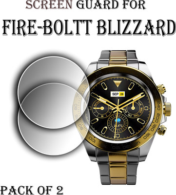 EJZATI Edge To Edge Screen Guard for FIRE BOLTT BLIZZARD SMARTWATCH(Pack of 2)