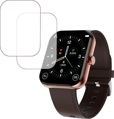 EJZATI Edge To Edge Screen Guard for AMBRANE WISE EON MAX SMARTWATCH(Pack of 2)