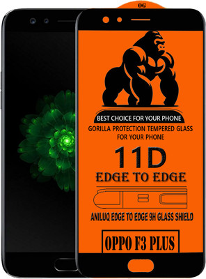 ANILUQ Edge To Edge Screen Guard for OPPO F3 PLUS(Pack of 1)