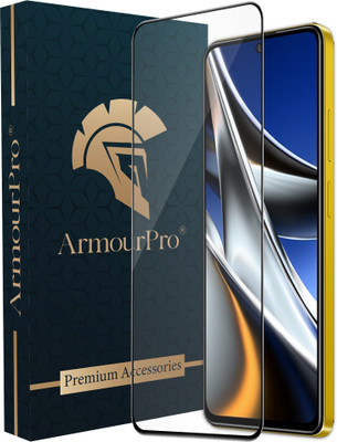 ArmourPro Edge To Edge Tempered Glass for Poco X4 Pro 5G, Poco X4 Pro(Pack of 1)