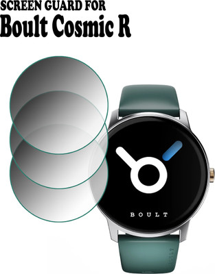 ejzatex Edge To Edge Screen Guard for BOULT COSMIC R SMARTWATCH(Pack of 3)