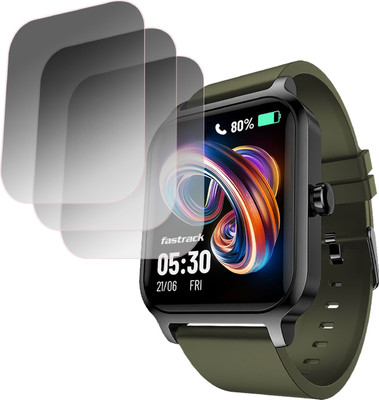 ejzatex Edge To Edge Screen Guard for FASTRACK REVOLTT FS1 PRO SMARTWATCH(Pack of 3)
