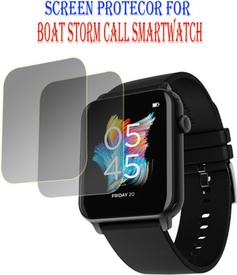 ejzatex Edge To Edge Screen Guard for BOAT STORM CALL SMARWATCH(Pack of 2)