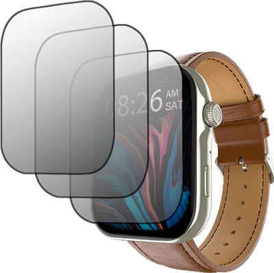 daffin Edge To Edge Screen Guard for noise colorfit vision 3 amoled(Pack of 3)