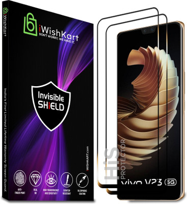 iWishKart Edge To Edge Screen Guard for vivo V23 5G(Pack of 2)