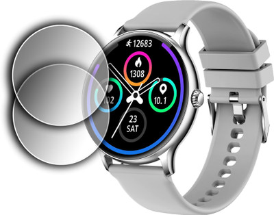 ejzatex Edge To Edge Screen Guard for FIRE BOLTT PHOENIX ULTRA SMARTWATCH(Pack of 2)