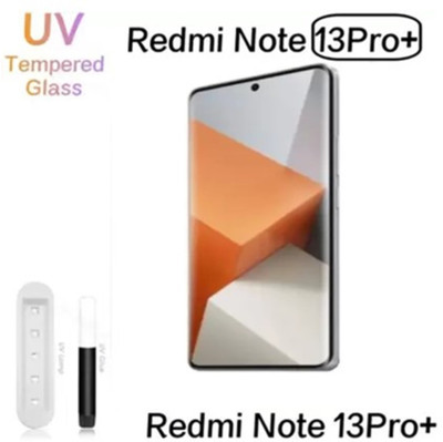Chemforce Edge To Edge Tempered Glass for Mi Redmi Note 13 Pro Plus, UV(Pack of 1)