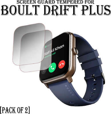 EJZATI Edge To Edge Screen Guard for BOULT DRIFT PLUS SMARTWATCH(Pack of 2)
