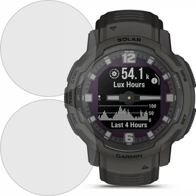 TELTREK Edge To Edge Screen Guard for Garmin Instinct Crossover Solar(Pack of 2)