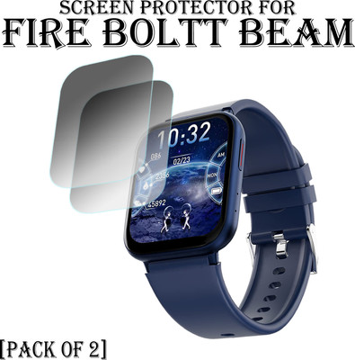 EJZATI Edge To Edge Screen Guard for FIRE BOLTT BEAM SMARTWATCH(Pack of 2)