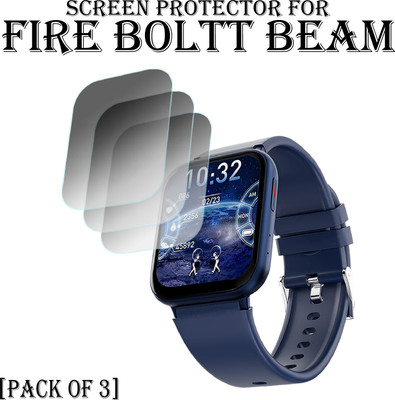 EJZATI Edge To Edge Screen Guard for FIRE BOLTT BEAM SMARTWATCH(Pack of 3)