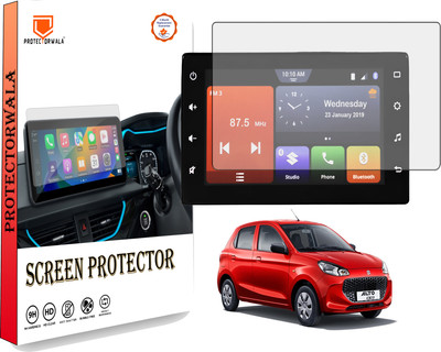 Protectorwala Impossible Screen Guard for Maruti Alto K10 7 inch Touch Display Car Music infotainment System Flexible 9H Protector CLEAR(Pack of 1)