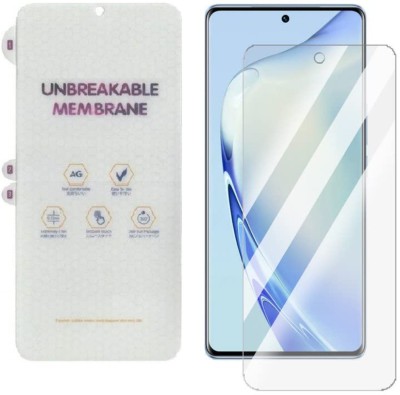 mobinix Edge To Edge Screen Guard for Vivo V27 5G, Vivo V27 Pro 5G, (Not a Tempered Glass, it’s a Nano Fiber Unbreakable Membrane)(Pack of 1)