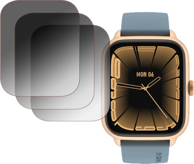 ejzatex Edge To Edge Screen Guard for NOISE COLORFIT ICON 3 SMARTWATCH SCREEN GUARD(Pack of 3)