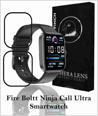 Olonga Edge To Edge Screen Guard for FIRE BOLTT NINJA CALL ULTRA SMART WATCH(Pack of 2)