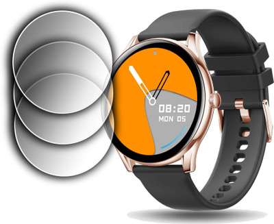 EJZATI Edge To Edge Screen Guard for PEBBLE COSMOS BOLD SMARTWATCH(Pack of 3)