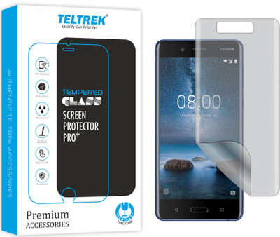 TELTREK Edge To Edge Screen Guard for Nokia 8 (Nano Liquid Anti Glare Matte)(Pack of 1)