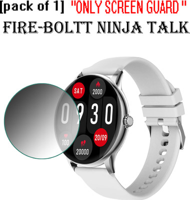 ejzatex Edge To Edge Screen Guard for FIRE BOLTT NINJA TALK SMARTWATCH(Pack of 1)