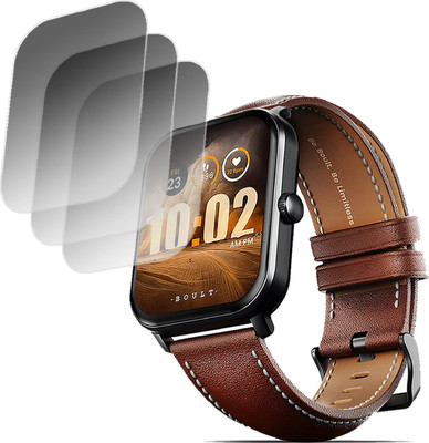 EJZATEX Edge To Edge Screen Guard for BOULT DIVE PLUS SMARTWATCH(Pack of 3)