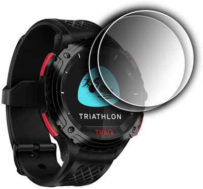 YCHROZE Edge To Edge Screen Guard for Titan TRAQ Triathlon 1.34(Pack of 2)