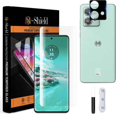 MS-Shield Edge To Edge Screen Guard for Motorola Edge 40 Neo, With Camera Lens Protector(Pack of 1)