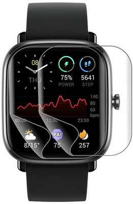 VPrime Edge To Edge Screen Guard for Huami Amazfit GTS 2 mini SmartWatch [Flexible TPU](Pack of 2)