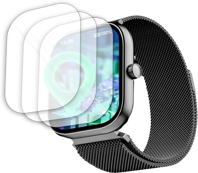 MOBIZONE Edge To Edge Screen Guard for boAt Wave Sigma 3(Pack of 3)