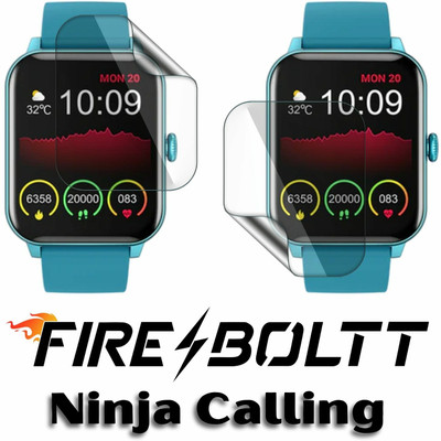FCS Edge To Edge Screen Guard for Fire Boltt Ninja Calling, Fire Boltt Ninja Calling (1.69) Inch, Screen Protector(Pack of 2)
