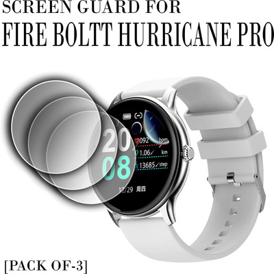 EJZATI Edge To Edge Screen Guard for FIRE BOLTT HURRICANE PRO SMARTWATCH(Pack of 3)