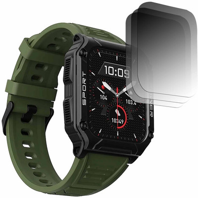 YCHROZE Edge To Edge Screen Guard for boAt Wave Armour 2 SMARTWATCH(Pack of 3)