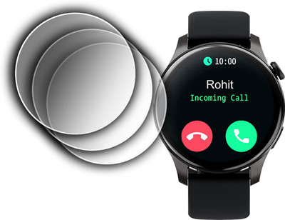 EJZATI Edge To Edge Screen Guard for TITAN TALK SMARTWATCH(Pack of 3)