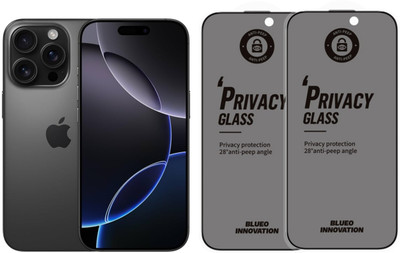 SuperX Edge To Edge Screen Guard for Iphone 16 Pro Max(Pack of 2)