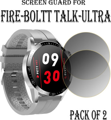 EJZATI Edge To Edge Screen Guard for FIRE BOLTT TALK ULTRA SMARTWATCH(Pack of 2)