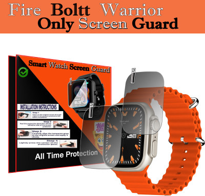 daffin Edge To Edge Screen Guard for Fire-Boltt Warrior(Pack of 2)