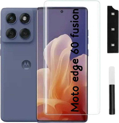 Shuotech Edge To Edge Screen Guard for moto edge 60 fuision 5g, The Moto Edge 60 Fusion features Corning® Gorilla® Glass 7i on the front display., moto edge 60 fuision edge to edge temper glass(Pack of 1)