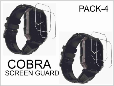 KANCHA Edge To Edge Screen Guard for FIRE BOLTT COBRA(Pack of 4)