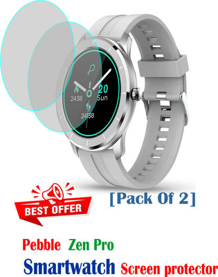 RapTag Edge To Edge Screen Guard for Pebble Zen Pro(Pack of 2)