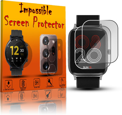FCS Edge To Edge Screen Guard for Watch Mystiq(Pack of 2)
