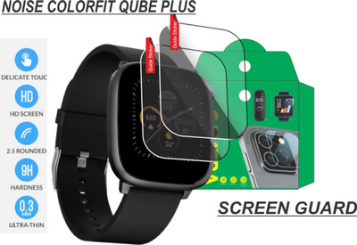 Olonga Impossible Screen Guard for NOISE COLORFIT QUBE PLUS(Pack of 2)