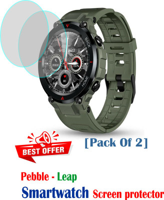RapTag Edge To Edge Screen Guard for V2B:-Pebble Leap(Pack of 2)