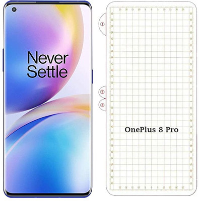 ankSONline Edge To Edge Screen Guard for OnePlus 8 Pro Unbreakable(Pack of 1)