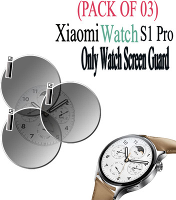 daffin Edge To Edge Screen Guard for Xiaomi Watch S1 Pro(Pack of 3)