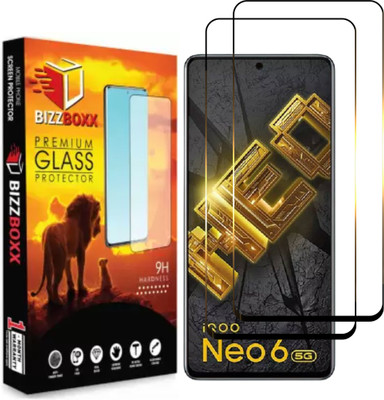 BizzBoxx Edge To Edge Screen Guard for iQOO Neo 6 5G, Neo 6 SE 5G, iQOO 7 5G, iQOO 7 Legend 5G(Pack of 2)