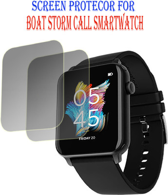 ejzatex Edge To Edge Screen Guard for BOAT STORM CALL SMARWATCH(Pack of 2)