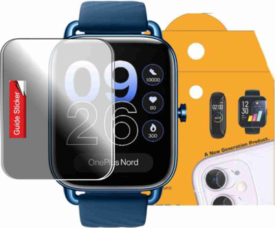 KANCHA Edge To Edge Screen Guard for ONEPLUS NORD WATCH(Pack of 2)