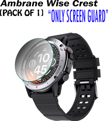 ejzatex Edge To Edge Screen Guard for AMBRANE WISE CREST SMARTWATCH(Pack of 1)